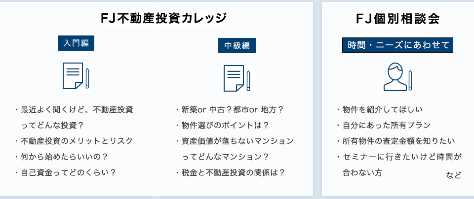 1万人が選んだ不動産投資 Fjカレッジ 参加無料 マンション経営 マンション投資セミナー