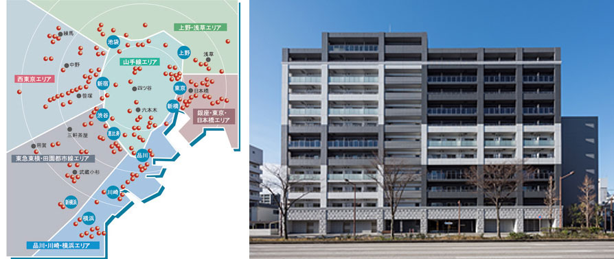 資産運用型マンションの企画・分譲